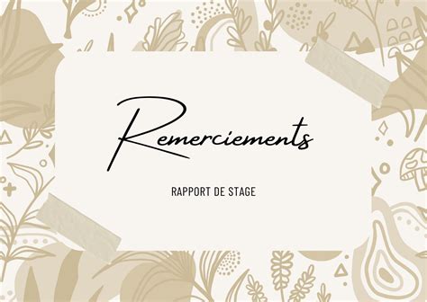 Remerciements 